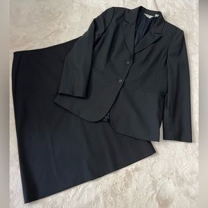 Brooks Brothers Wool Blend Skirt Suit - Size 12